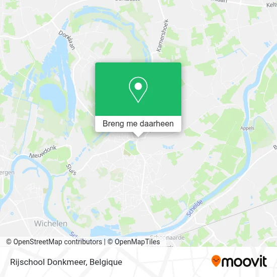 Rijschool Donkmeer kaart