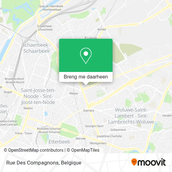 Rue Des Compagnons kaart
