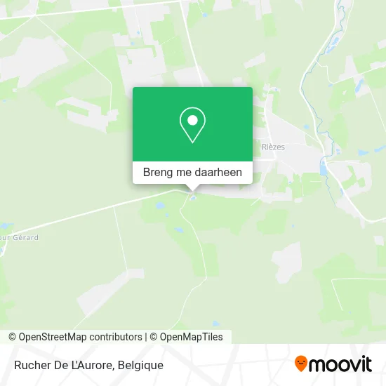Rucher De L'Aurore kaart