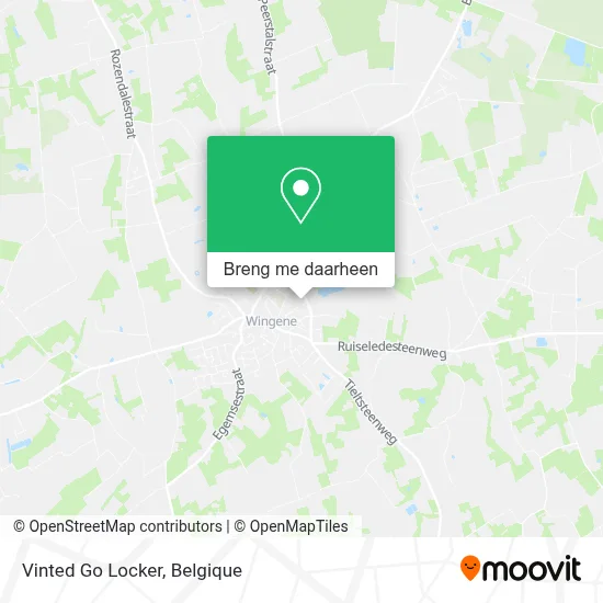 Vinted Go Locker kaart