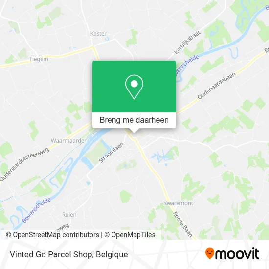Vinted Go Parcel Shop kaart