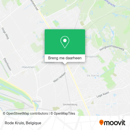 Rode Kruis kaart