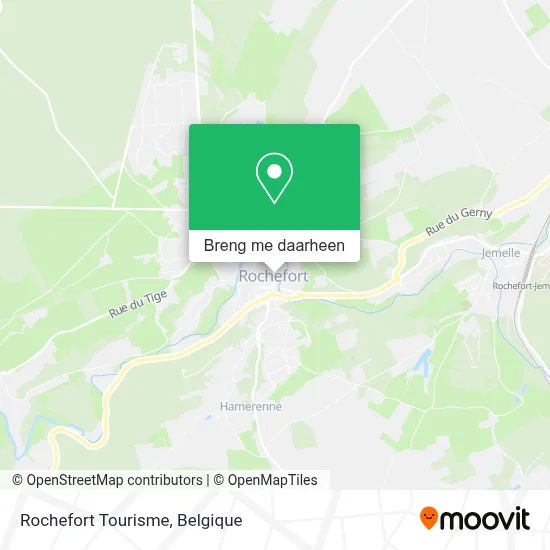 Rochefort Tourisme kaart