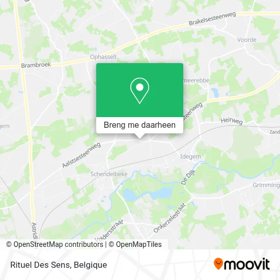 Rituel Des Sens kaart