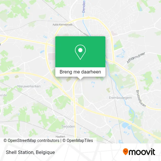Shell Station kaart