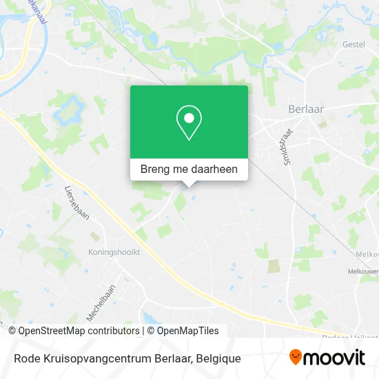Rode Kruisopvangcentrum Berlaar kaart