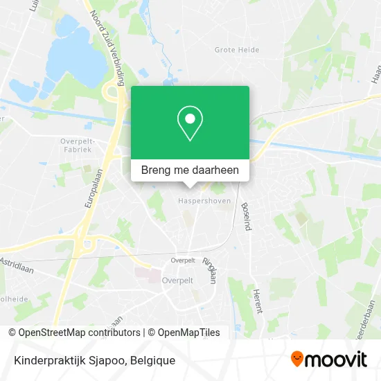 Kinderpraktijk Sjapoo kaart