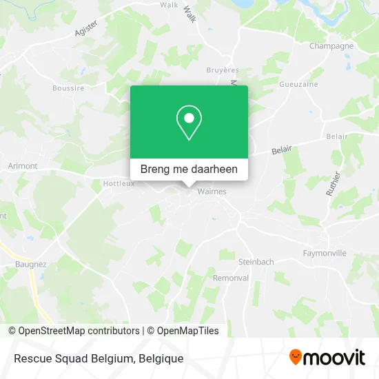 Rescue Squad Belgium kaart