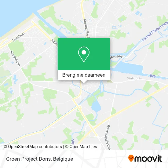 Groen Project Dons kaart