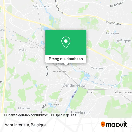 Vdm Interieur kaart