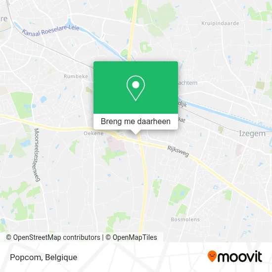 Popcom kaart