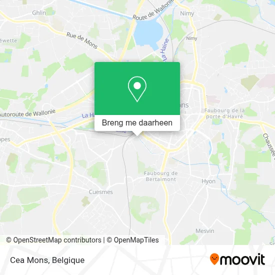 Cea Mons kaart