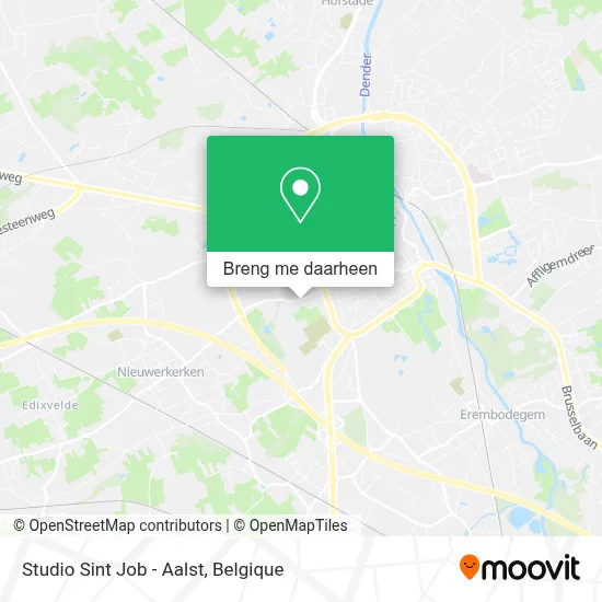 Studio Sint Job - Aalst kaart