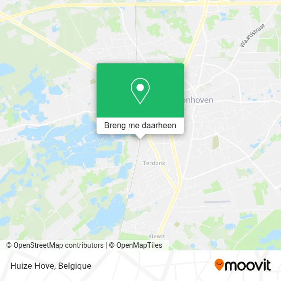 Huize Hove kaart