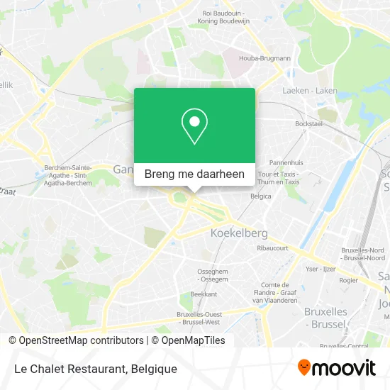 Le Chalet Restaurant kaart