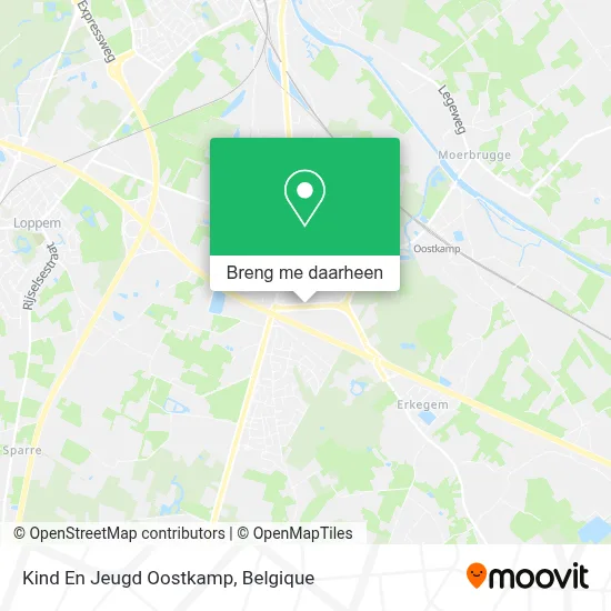 Kind En Jeugd Oostkamp kaart