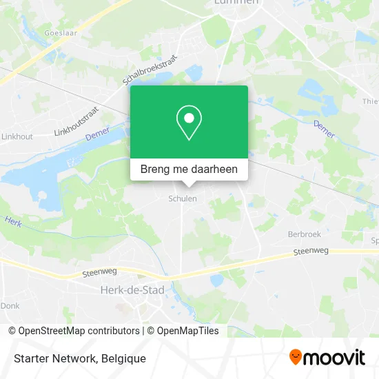 Starter Network kaart