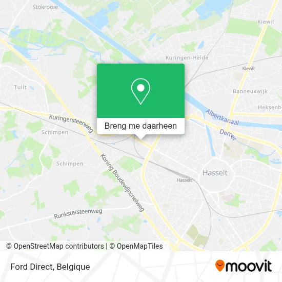 Ford Direct kaart