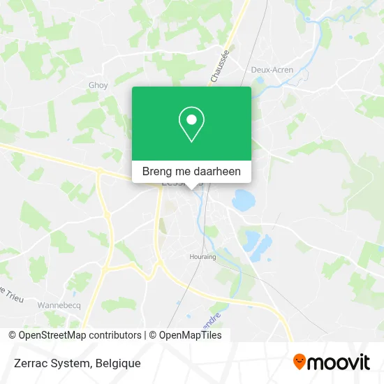 Zerrac System kaart
