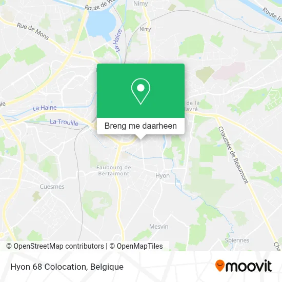 Hyon 68 Colocation kaart