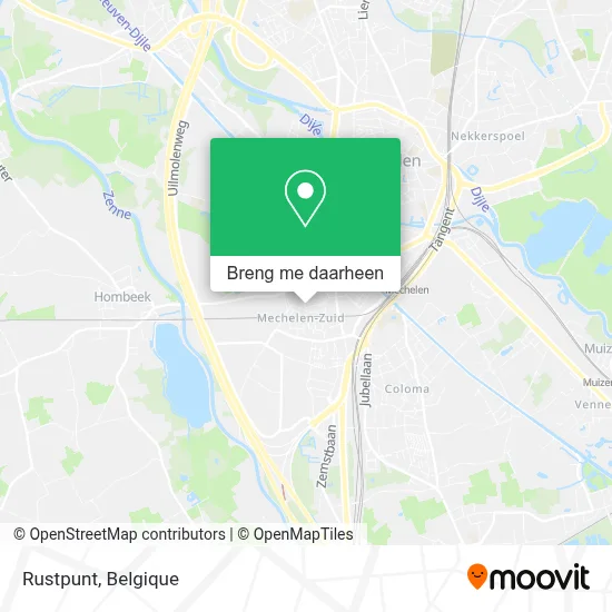 Rustpunt kaart