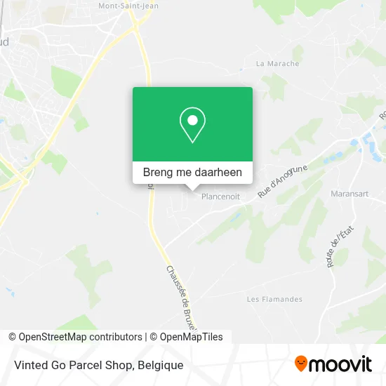 Vinted Go Parcel Shop kaart
