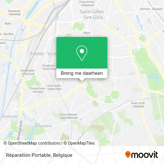 Réparation Portable kaart