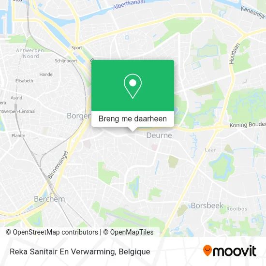 Reka Sanitair En Verwarming kaart