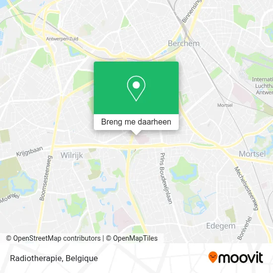 Radiotherapie kaart