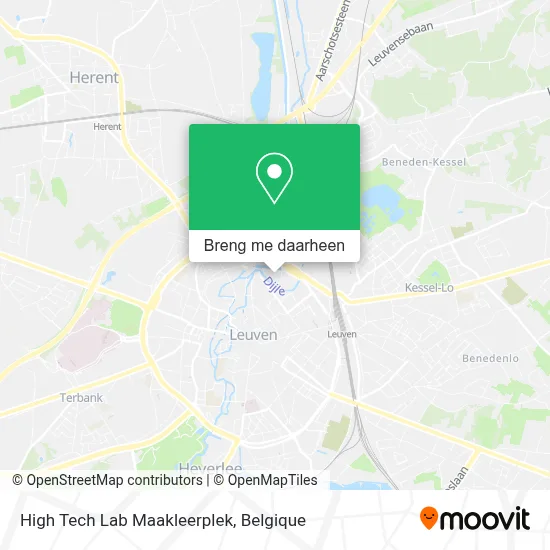 High Tech Lab Maakleerplek kaart