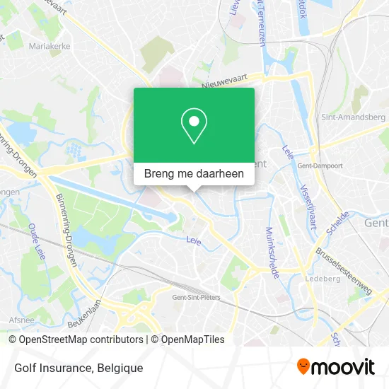 Golf Insurance kaart
