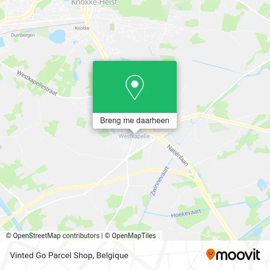 Vinted Go Parcel Shop kaart