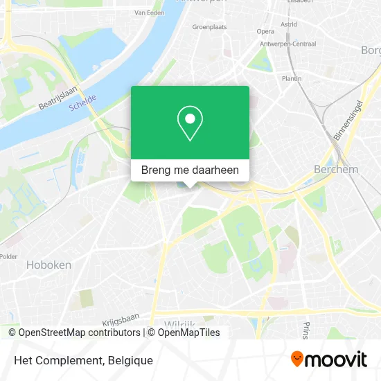 Het Complement kaart
