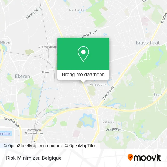 Risk Minimizer kaart