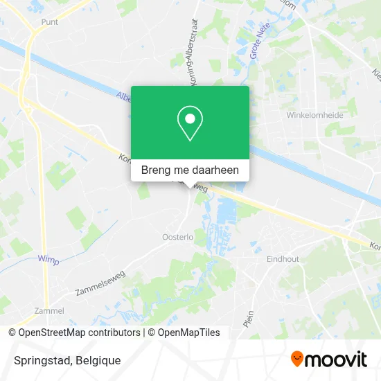 Springstad kaart