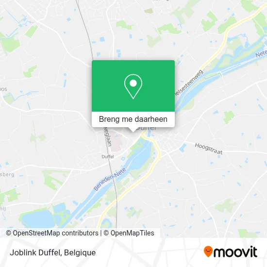 Joblink Duffel kaart
