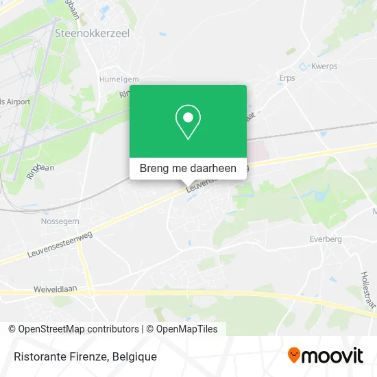 Ristorante Firenze kaart