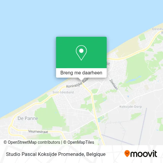 Studio Pascal Koksijde Promenade kaart