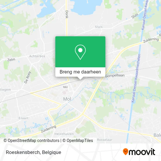 Roeskensberch kaart