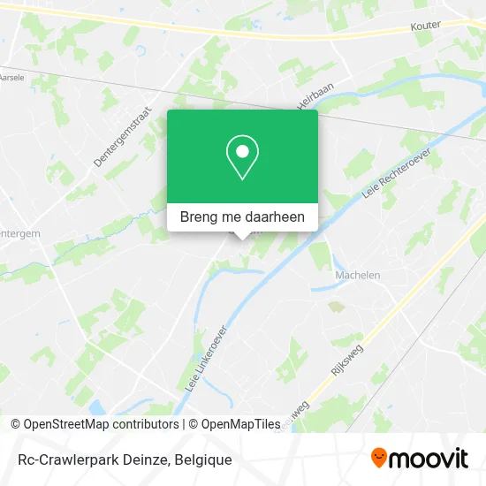 Rc-Crawlerpark Deinze kaart