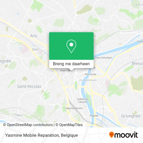 Yasmine Mobile Reparation kaart