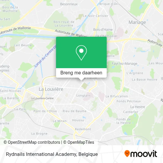 Rydnails International Academy kaart