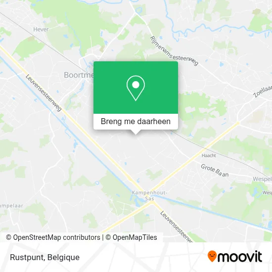 Rustpunt kaart