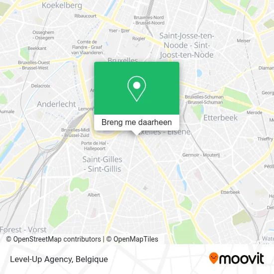 Level-Up Agency kaart