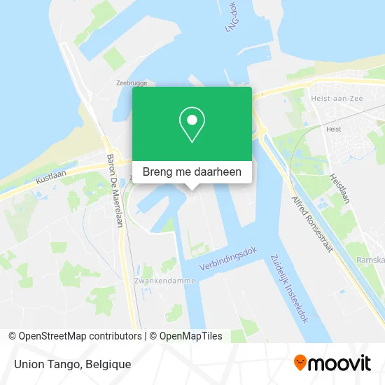 Union Tango kaart
