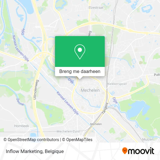 Inflow Marketing kaart