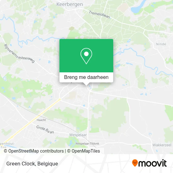 Green Clock kaart