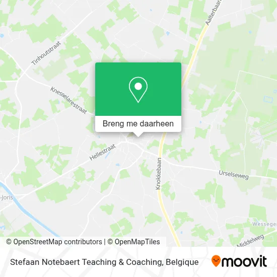Stefaan Notebaert Teaching & Coaching kaart