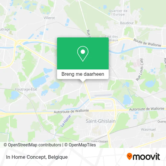 In Home Concept kaart