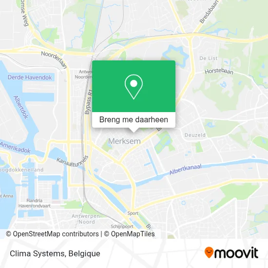 Clima Systems kaart